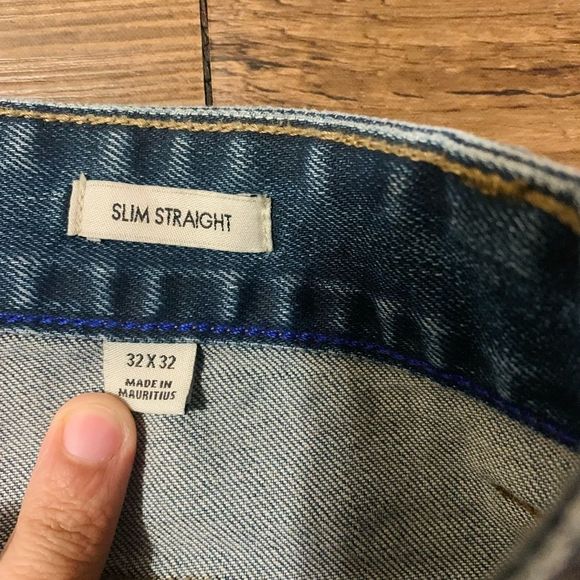 CALVIN KLEIN SLIM STRAIGHT DENIM WAIST 32 - Picture 6 of 8